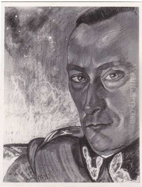 Portrait of Franciszek Maciak Oil Painting by Stanislaw Ignacy Witkiewicz