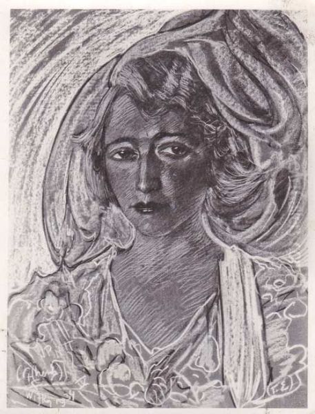 Portrait of Helena Maciakowa Oil Painting by Stanislaw Ignacy Witkiewicz