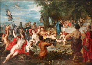 De bruiloft van Thetis en Peleus