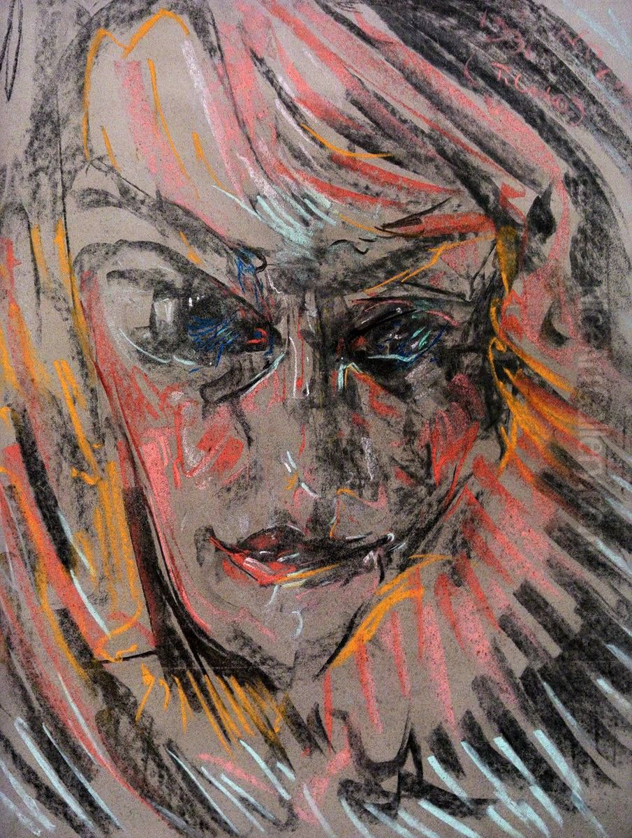 Portrait of Nena Stachurska Oil Painting by Stanislaw Ignacy Witkiewicz (Witkacy)