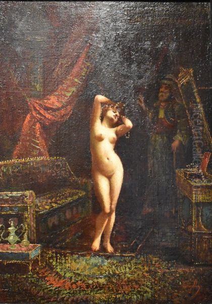 La danseuse Oil Painting by Frederic Borgella