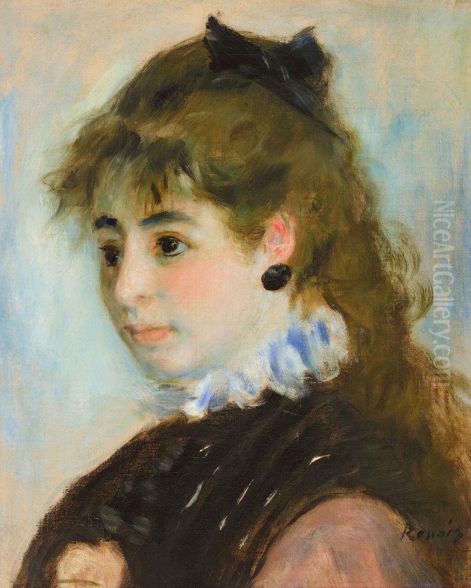 Madame Henriette Henriot Oil Painting by Pierre Auguste Renoir