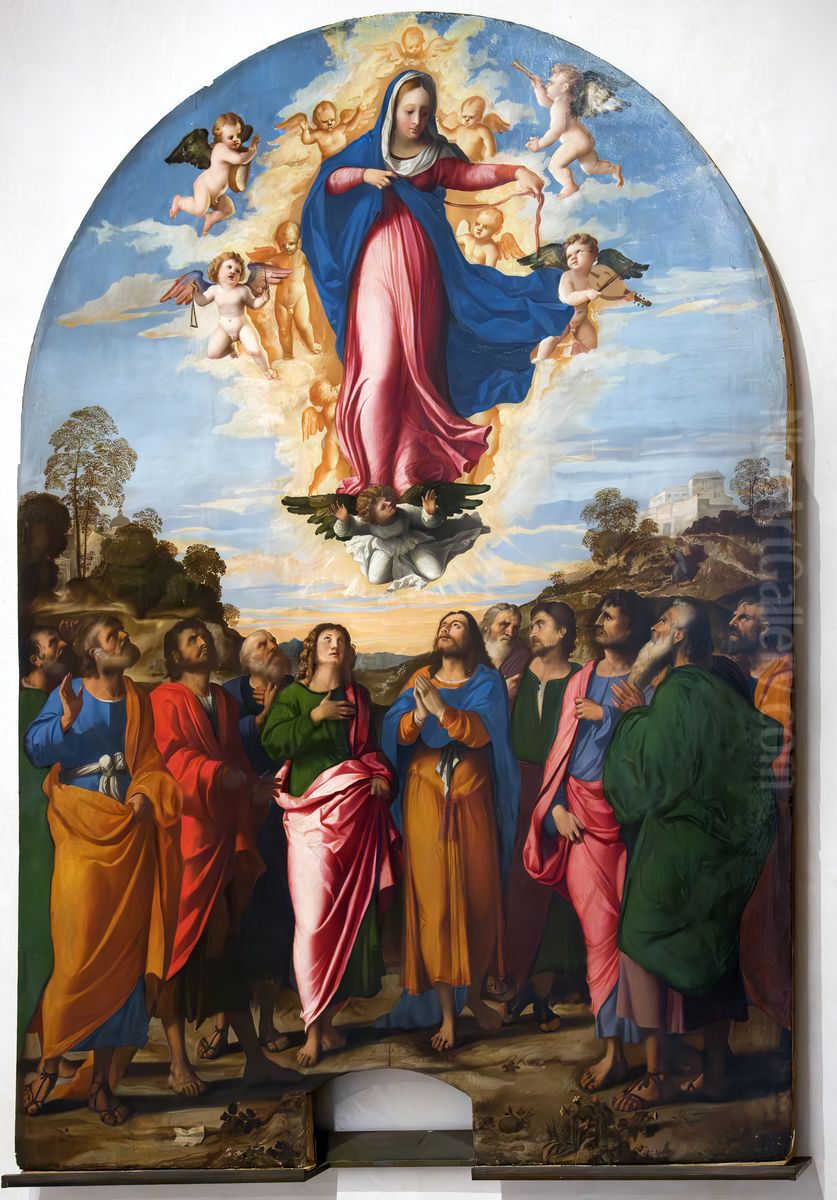 Assumption of the Virgin Oil Painting by Palma Vecchio