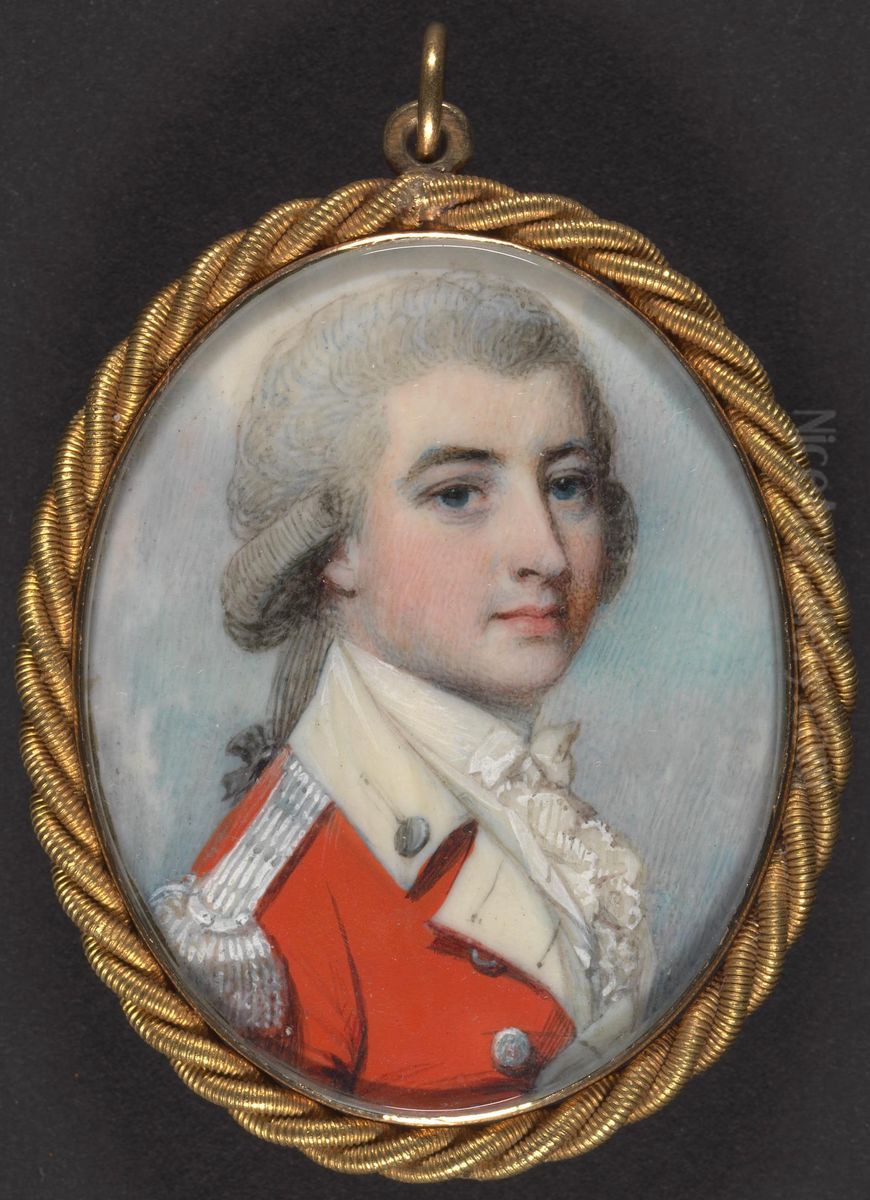 Major Andre Oil Painting by George Engleheart