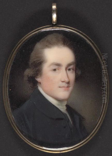 Portrait of a Gentleman Oil Painting by Ozias Humphry