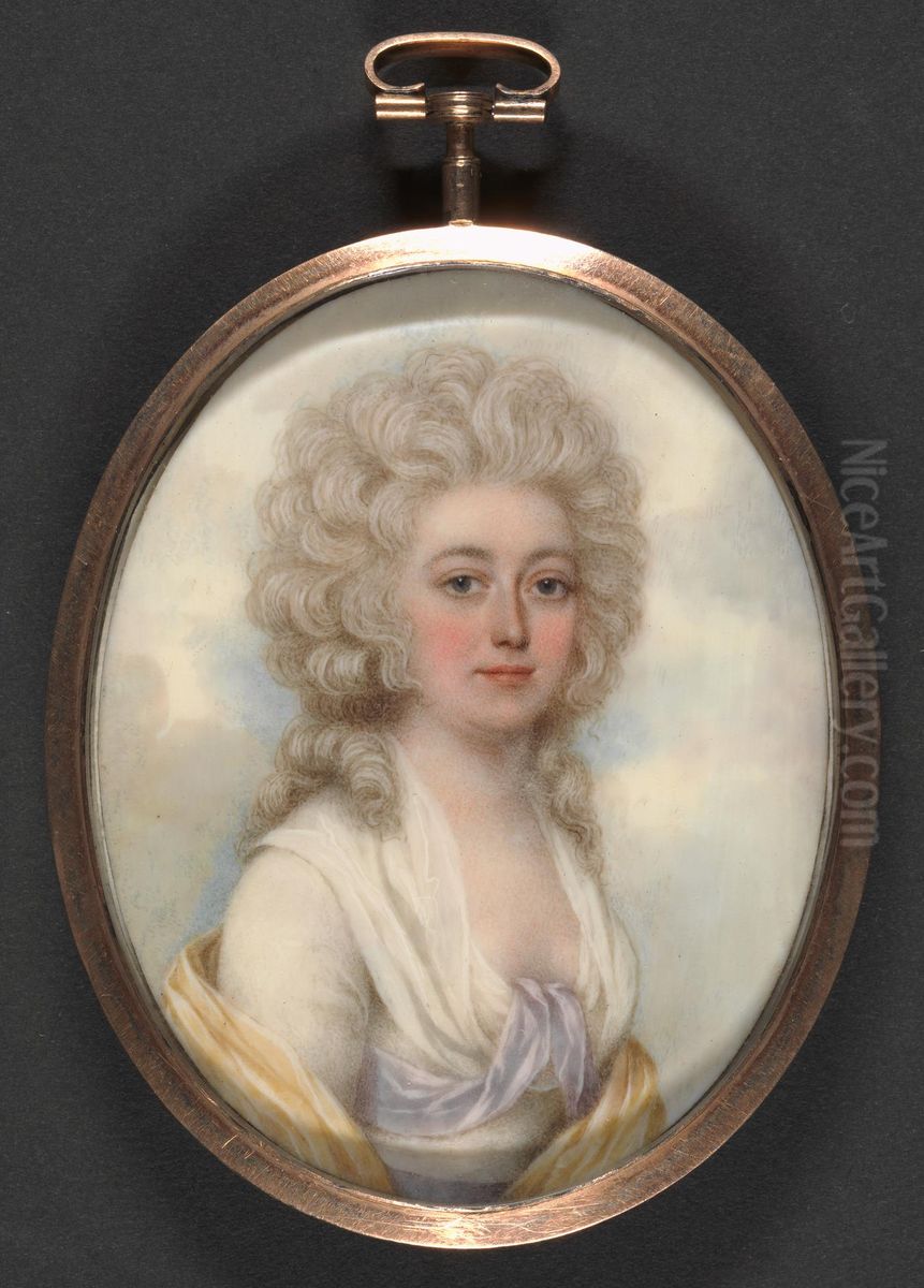 Portrait of a Lady Oil Painting by Nathaniel Plimer