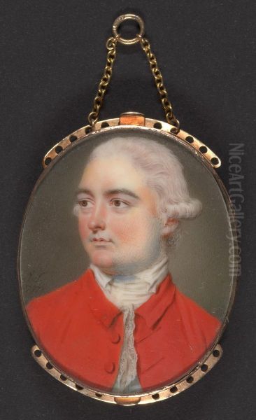 Captain Marriott Oil Painting by John Smart