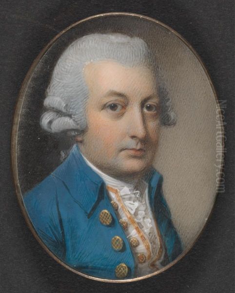 Portrait of a Gentleman Oil Painting by George Engleheart