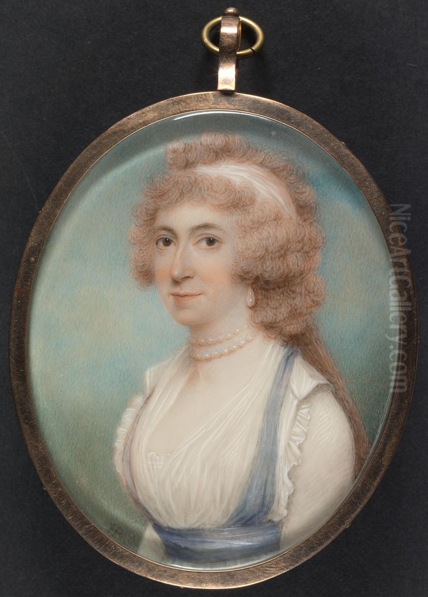 Young Woman Oil Painting by Henry Bone