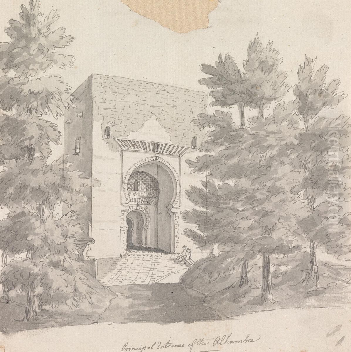 Puerta del Juicio Oil Painting by Henry Swinburne