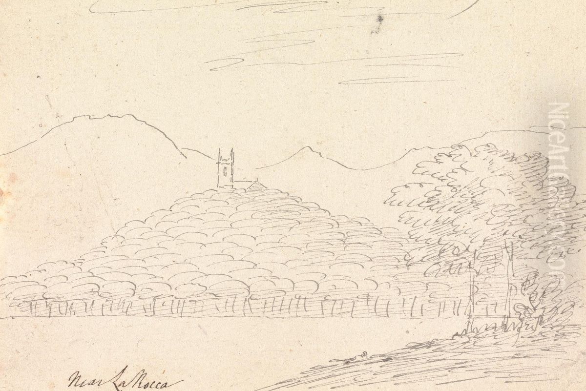 Near La Rocca Oil Painting by Henry Swinburne