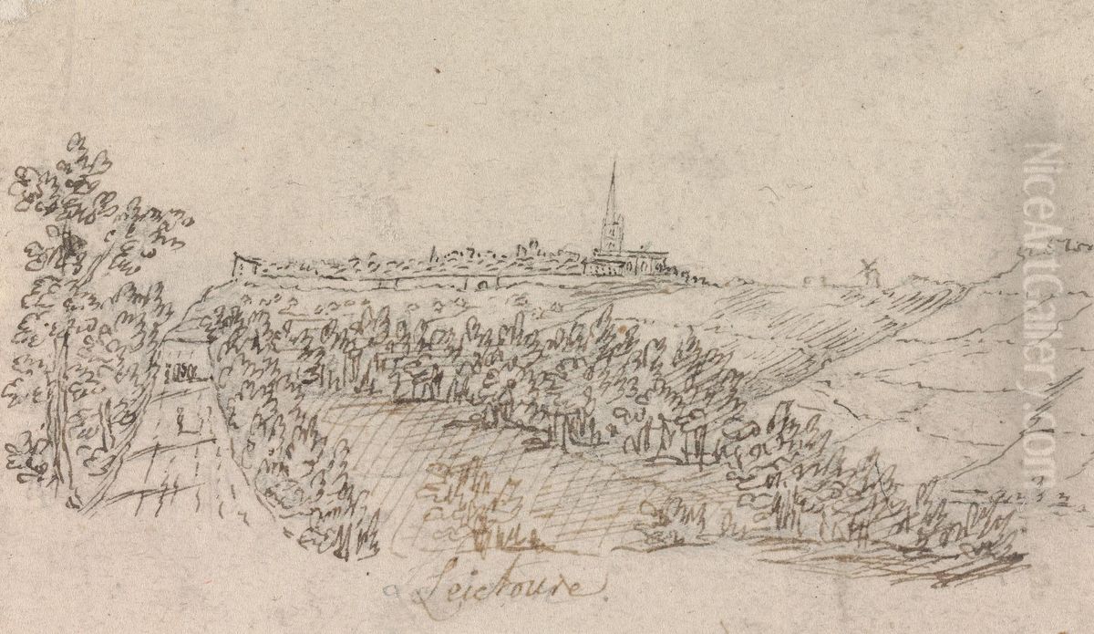 Blois, From the West Oil Painting by Henry Swinburne