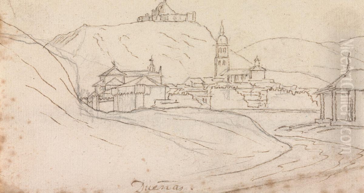 Duenas, Spain Oil Painting by Henry Swinburne