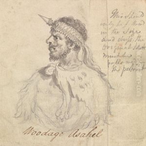Woodage Asahel Wearing Ceremonial Headband