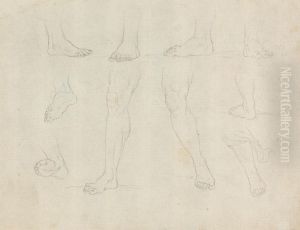 Studies of Feet and Legs