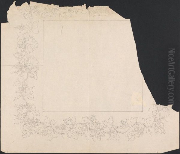 Decorative Border For Title Page Oil Painting by James Bruce