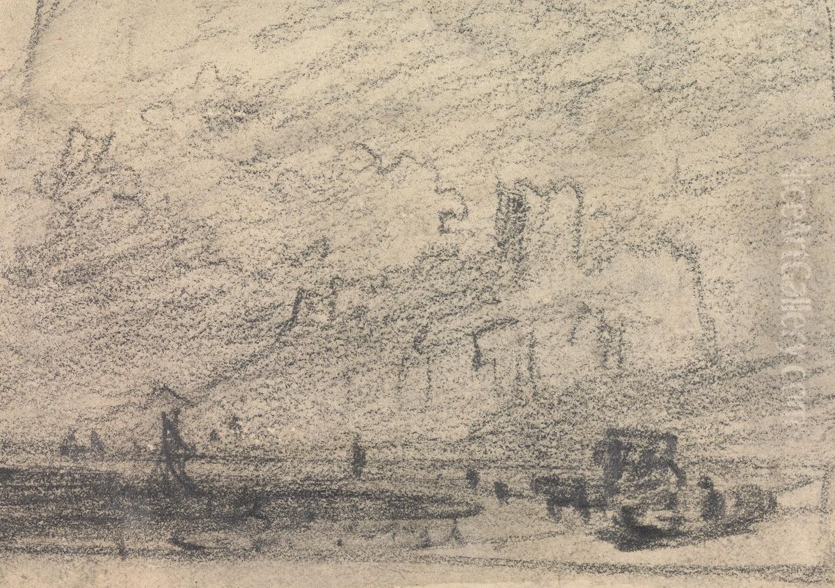 From an Album of Sixty-one Topographical Sketches Oil Painting by John Varley From an Album of Sixty-one Topographical Sketches Oil Painting by John Varley