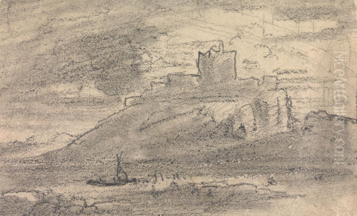 From an Album of Sixty-one Topographical Sketches Oil Painting by John Varley From an Album of Sixty-one Topographical Sketches Oil Painting by John Varley