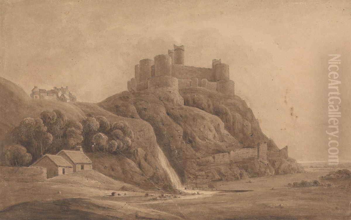 Harlech Castle Oil Painting by Isaac Weld