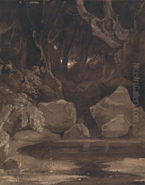 The Haunted Wood Oil Painting by Francis Danby