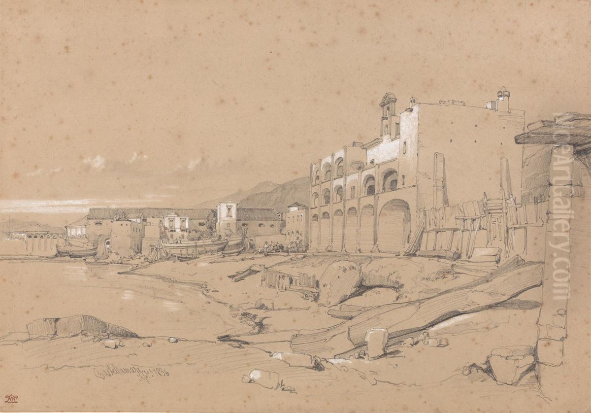 Castallemare Oil Painting by William Leighton Leitch