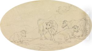 Four Cows in a Field