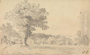 Landscape with Deer