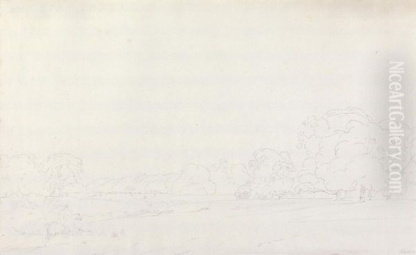 Jaunpur Oil Painting by Thomas Daniell