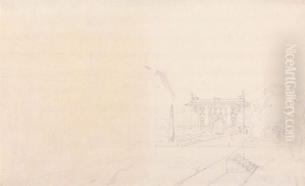 One of One Hundred and Seventy-six Drawings of India by Thomas and William Daniell, Grouped by 