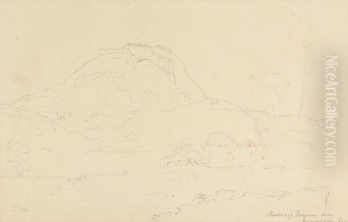 Pedinaig Durgum near Vinada Oil Painting by Thomas Daniell