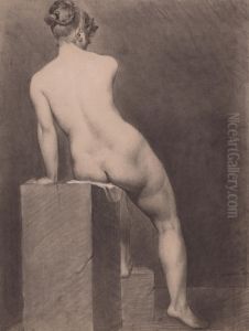 Mademoiselle Rose Nue, Vue de Dos Mademoiselle Rose Nue, Vue de Dos
