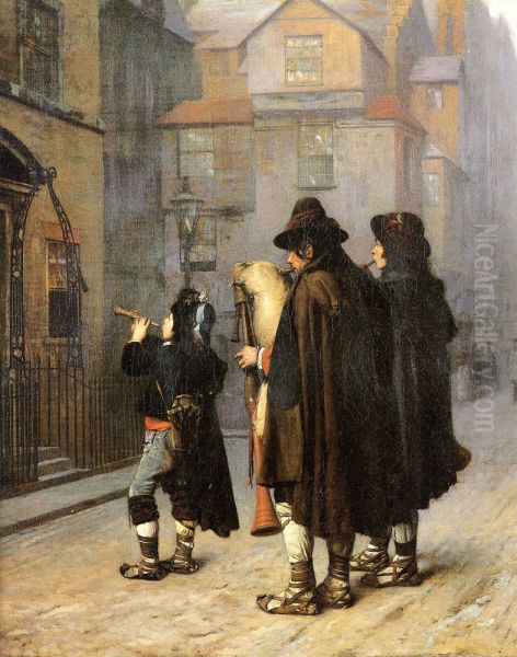 The pifferari Oil Painting by Jean-Leon Gerome