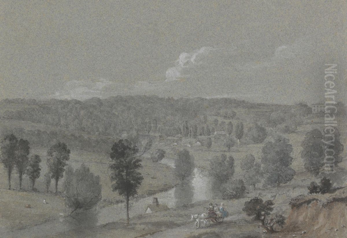 Phoenix Park, Dublin Oil Painting by William Ashford Phoenix Park, Dublin Oil Painting by William Ashford