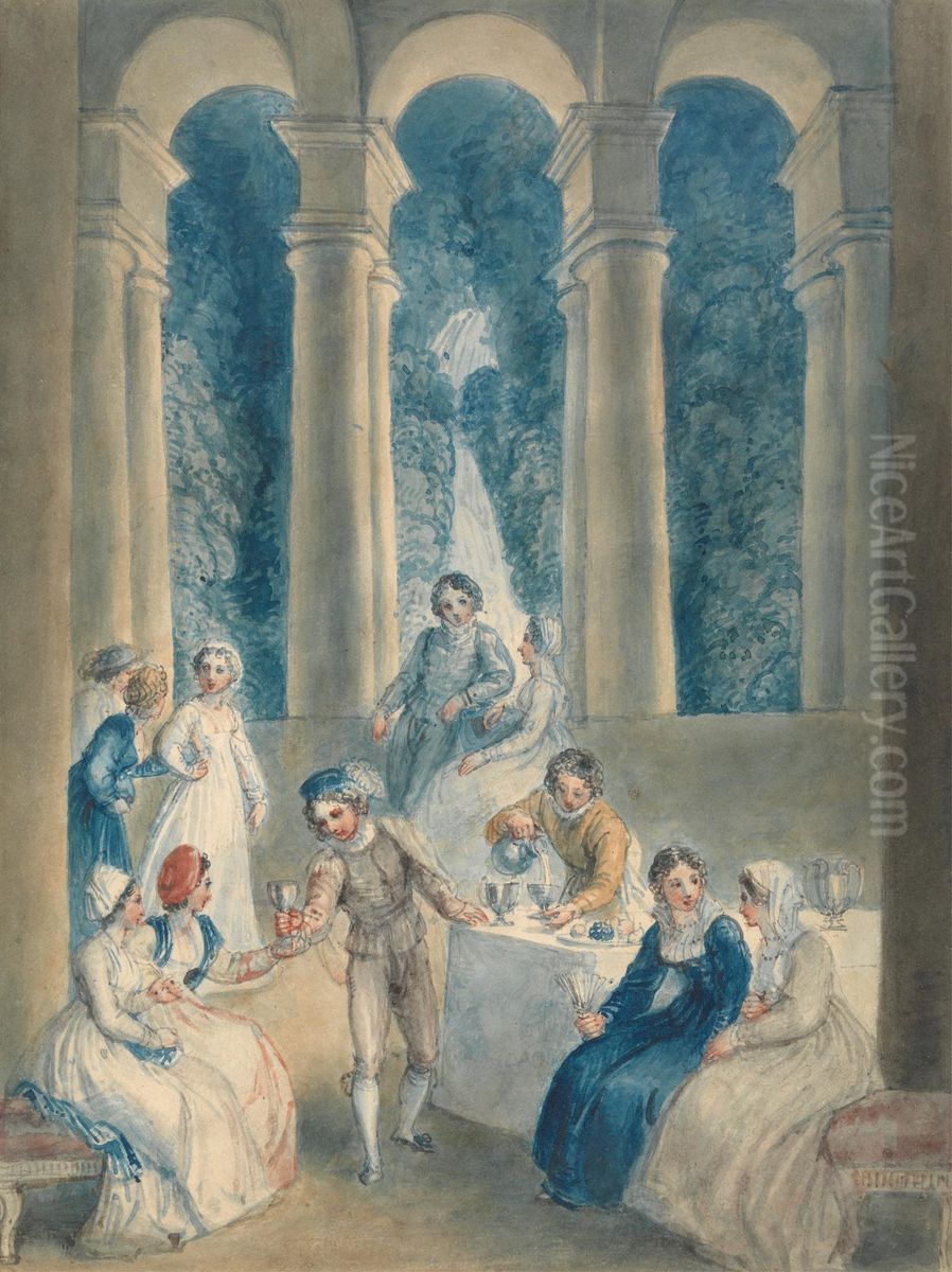 The Tenth Day of the Decameron Oil Painting by Thomas Stothard