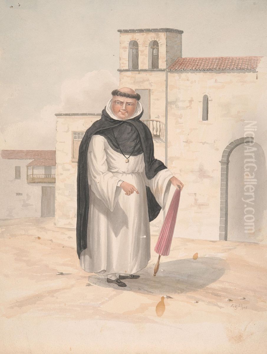 Dominican Friar Oil Painting by Alfred Diston