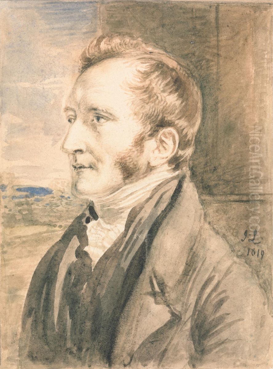 Portrait of a Man Oil Painting by John Linnell