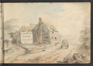Landscape with Hamlet and Cart