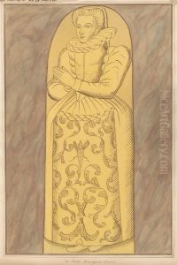 Brass Plate for unidentified Woman from Stoke Newington Church