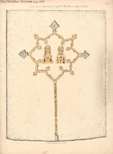 Brass Plate Memorial to John and Maud de Bladigdone, from Wickham Church