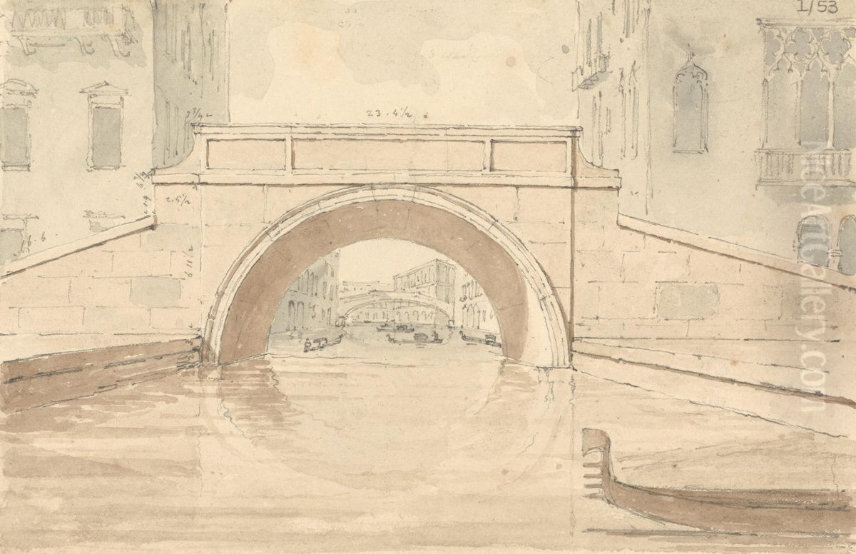 Study of a Bridge Oil Painting by Robert Smirke Study of a Bridge Oil Painting by Robert Smirke