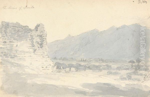 The Ruins of Sparta Oil Painting by Robert Smirke