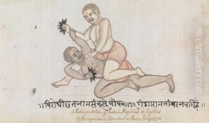 Two Jeyties Wrestling