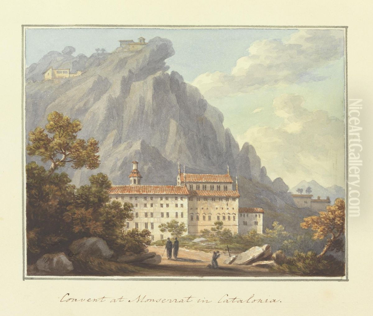 [One from] Views in Saxony, France, Spain, Reba, Italy, Sicily... Oil Painting by Sir Richard Hoare, 2nd Baronet