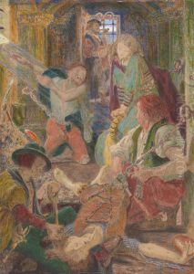 The Prisoner of Chillon Entreating his Jailors to Bury His Brother Where the Sun Might Fall Upon His Grave