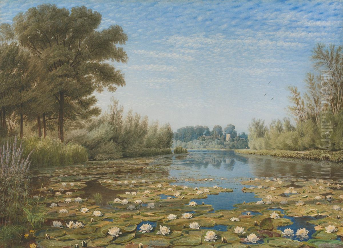 Scene near Shipton on Cherwell, Oxfordshire Oil Painting by William Turner