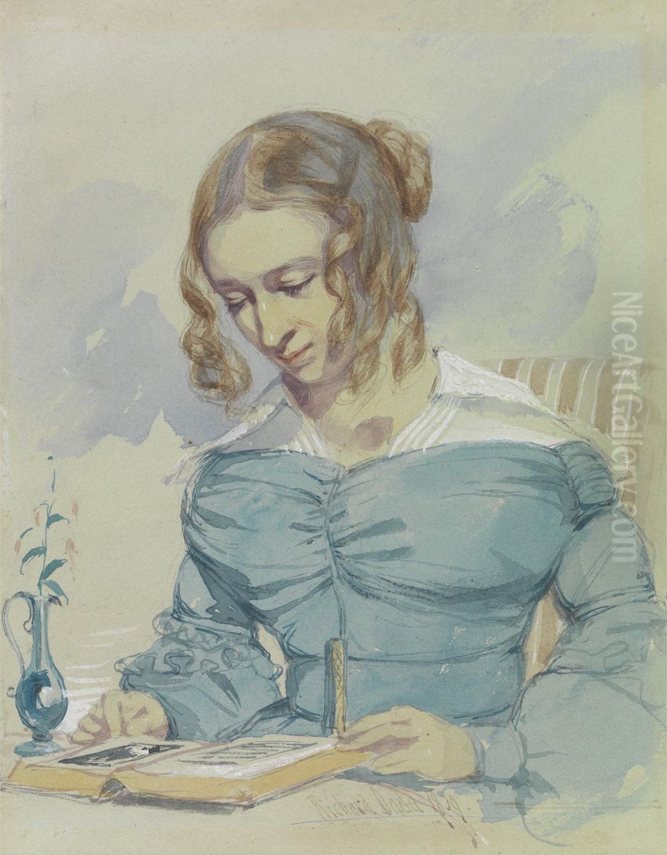 Portrait of Maria Elizabeth Dadd, the Artist's Sister Oil Painting by Richard Dadd