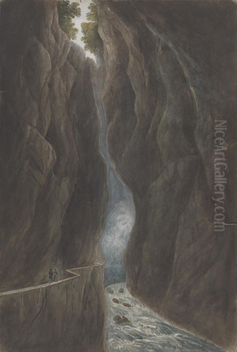 Pffeffen Bad/ Switzerland Oil Painting by Isaac Weld