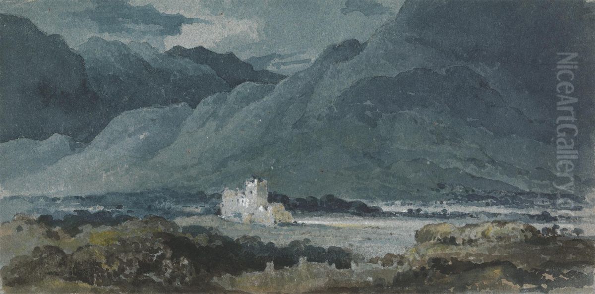 Ross Castle, Killarney, Sept. 4, 1812 Oil Painting by George Jones Ross Castle, Killarney, Sept. 4, 1812 Oil Painting by George Jones