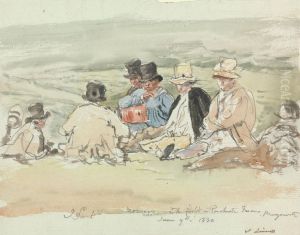 Mowers in the Field in Porchester Terrace, Bayswater, June 9, 1830 Mowers in the Field in Porchester Terrace, Bayswater, June 9, 1830