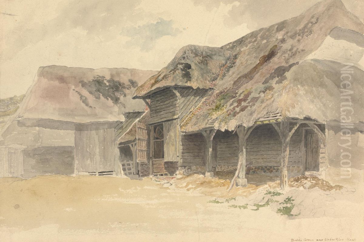 Budds Green, Kent Oil Painting by Robert Hills